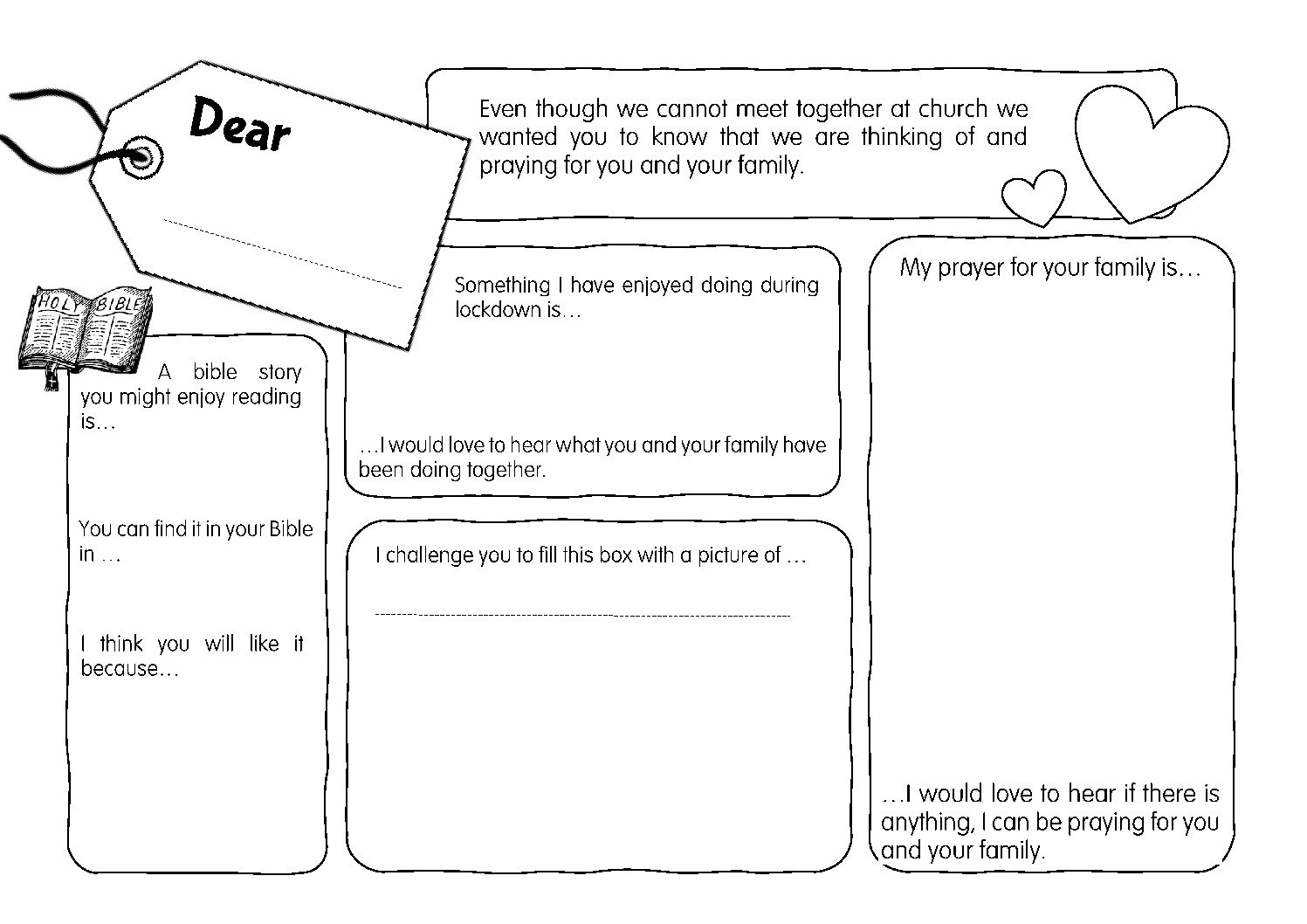 Dear Family - St Wilfrid's Cowplain
