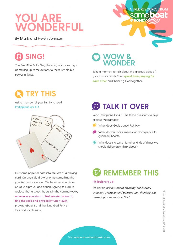 thumbnail of SongActivity-YOU-ARE-WONDERFUL